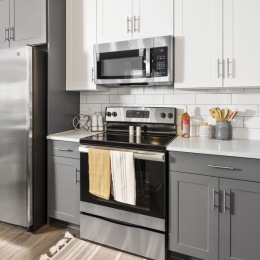 a stainless steel stovetop